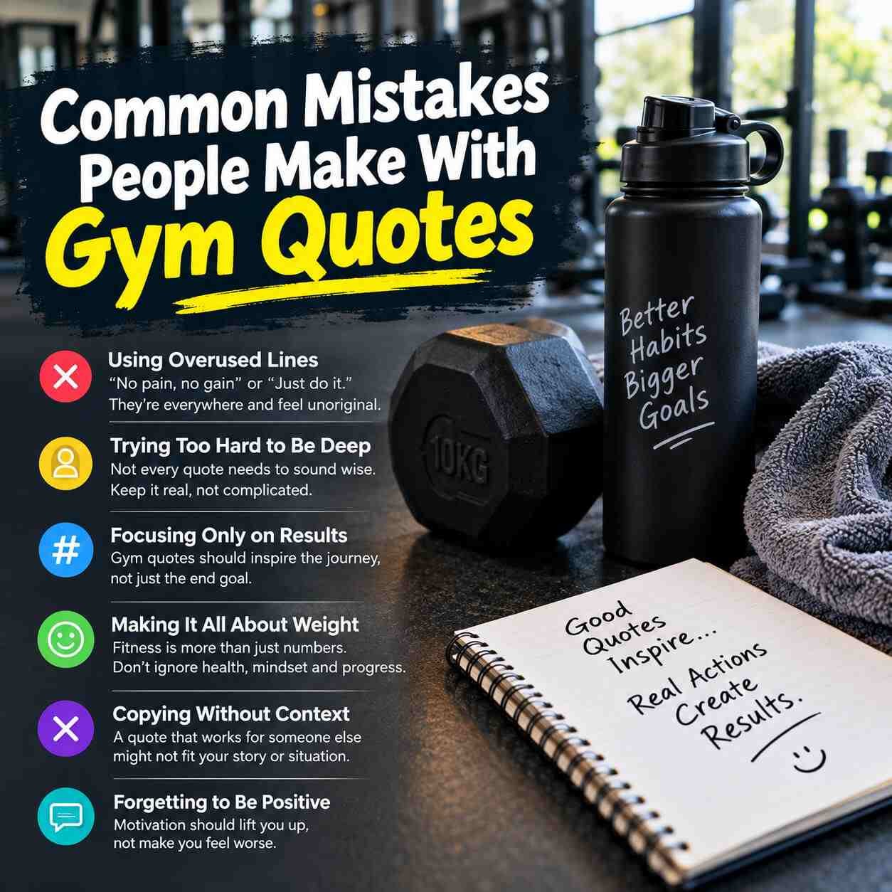 Common Mistakes People Make With Gym Quotes