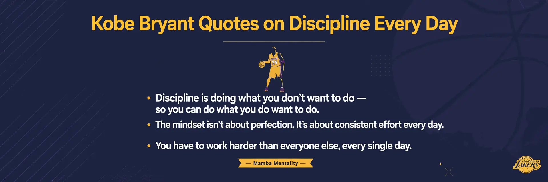 Kobe Bryant Quotes on Discipline Every Day