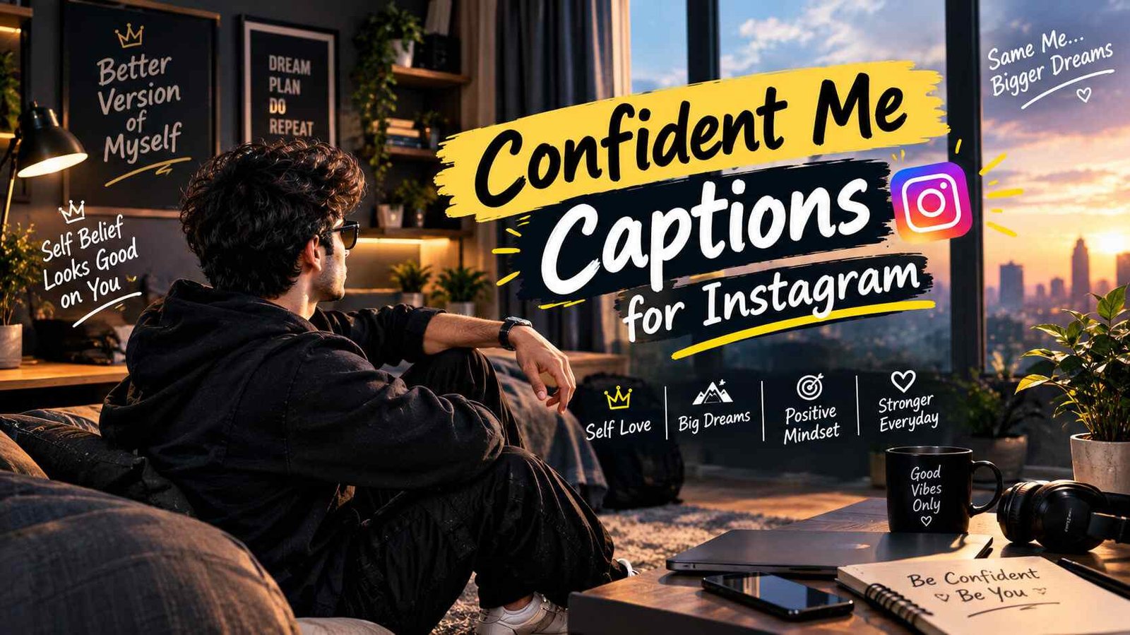 Confident Me Captions for Instagram