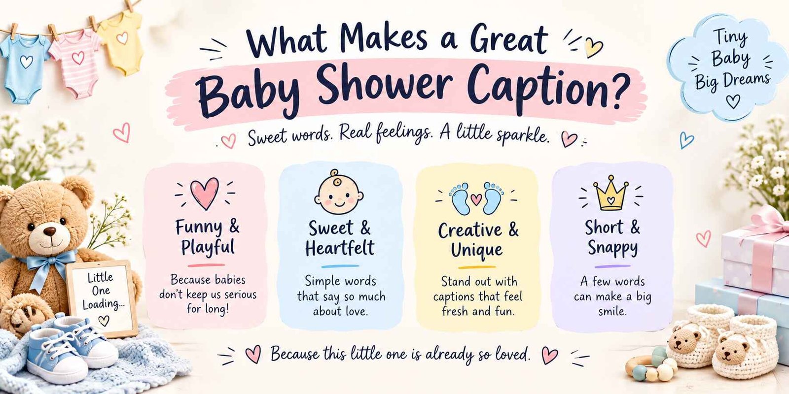 What Makes a Great Baby Shower Caption