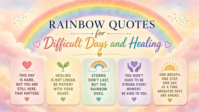 Rainbow Quotes for Difficult Days and Healing