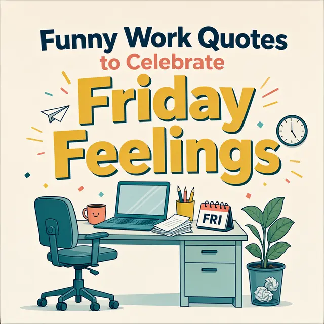Funny Work Quotes to Celebrate Friday Feelings