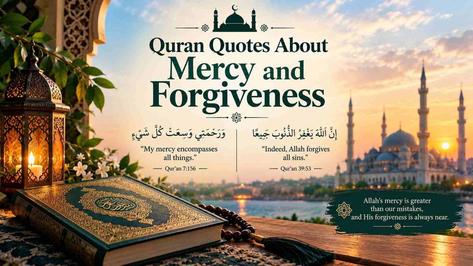 Quran Quotes About Mercy and Forgiveness