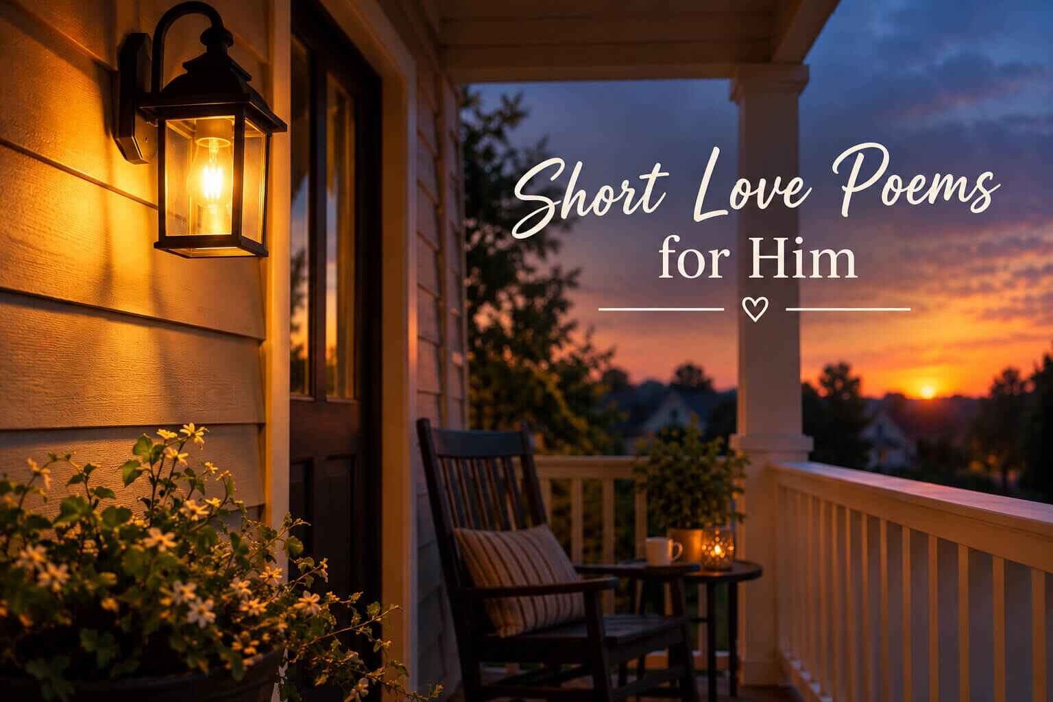 Short Love Poems for Him