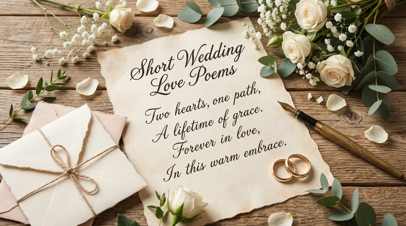 Short Love Poems for a Wedding