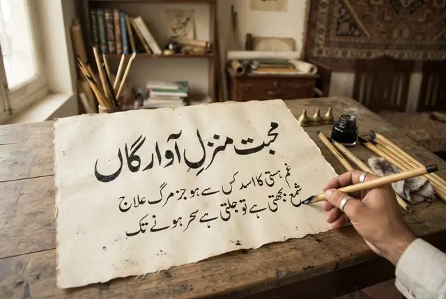 Poetry in Urdu