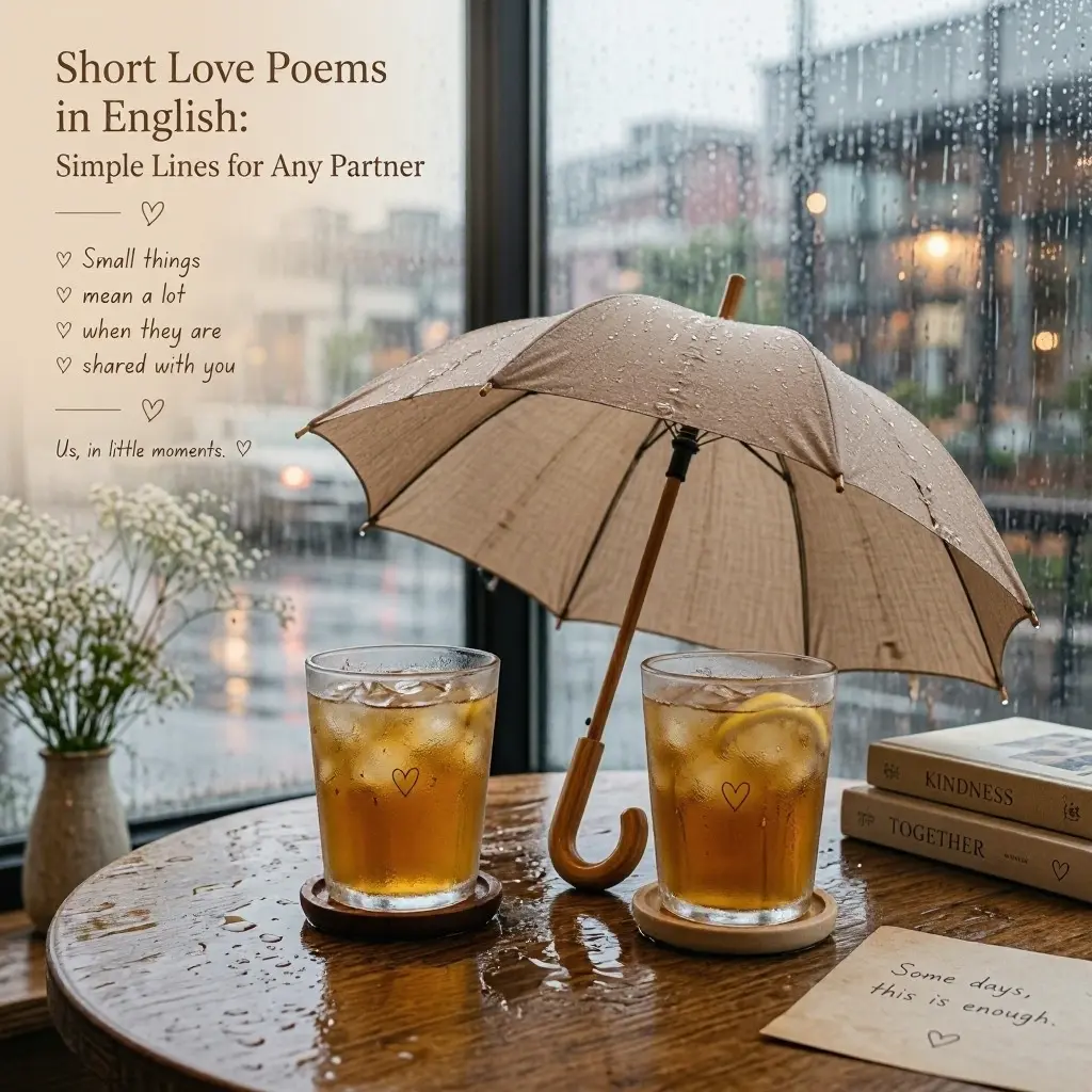 Short Love Poems in English: Simple Lines for Any Partner