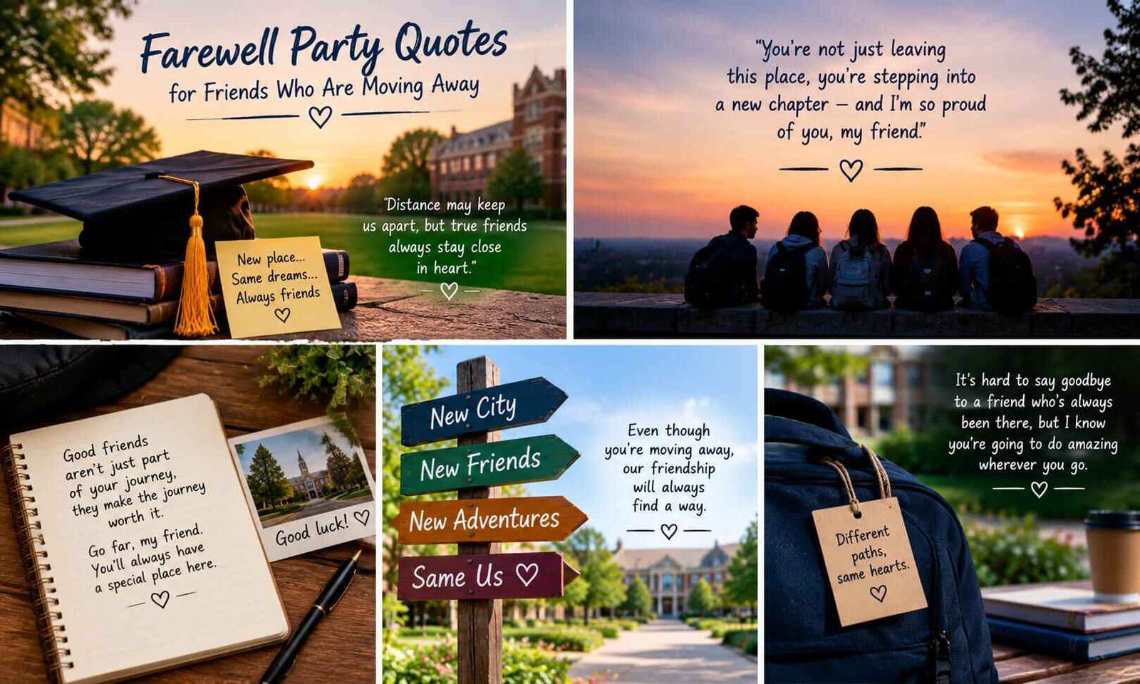 Farewell Party Quotes for Friends Who Are Moving Away