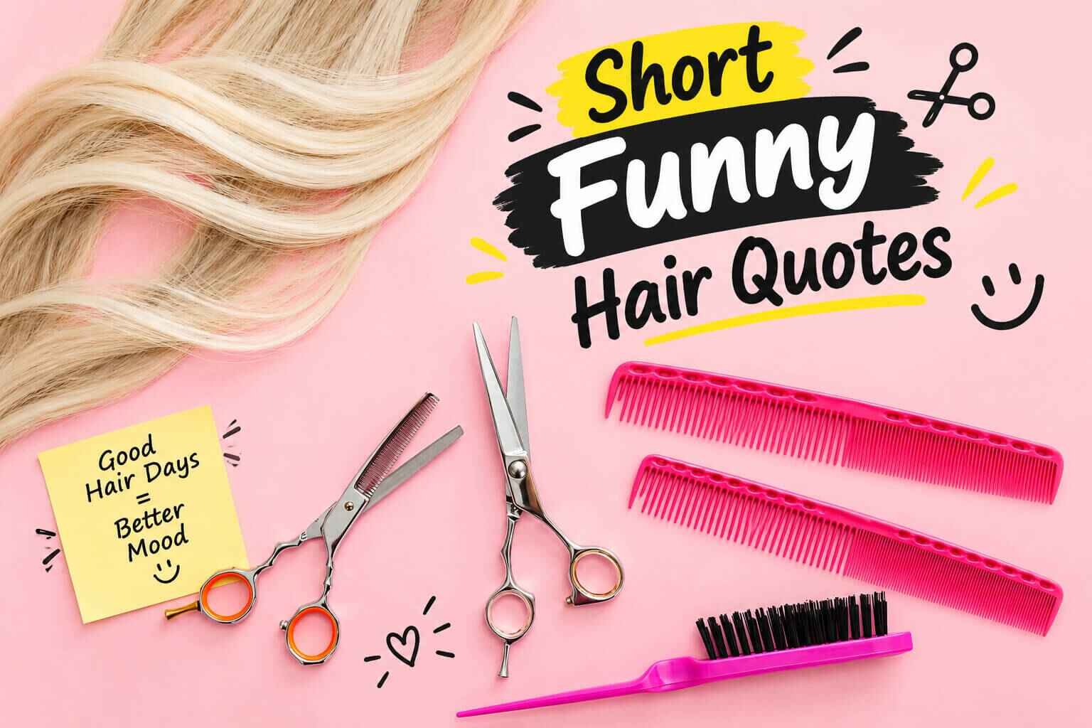 short-funny-hair-quotes