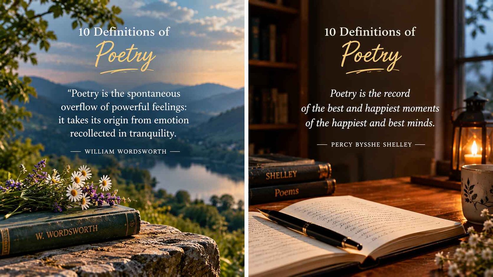 10 Definitions of Poetry.