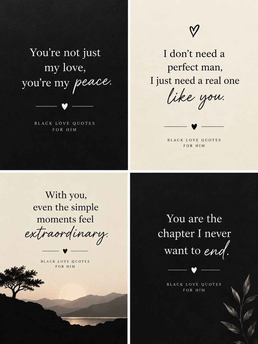 Black Love Quotes for Him