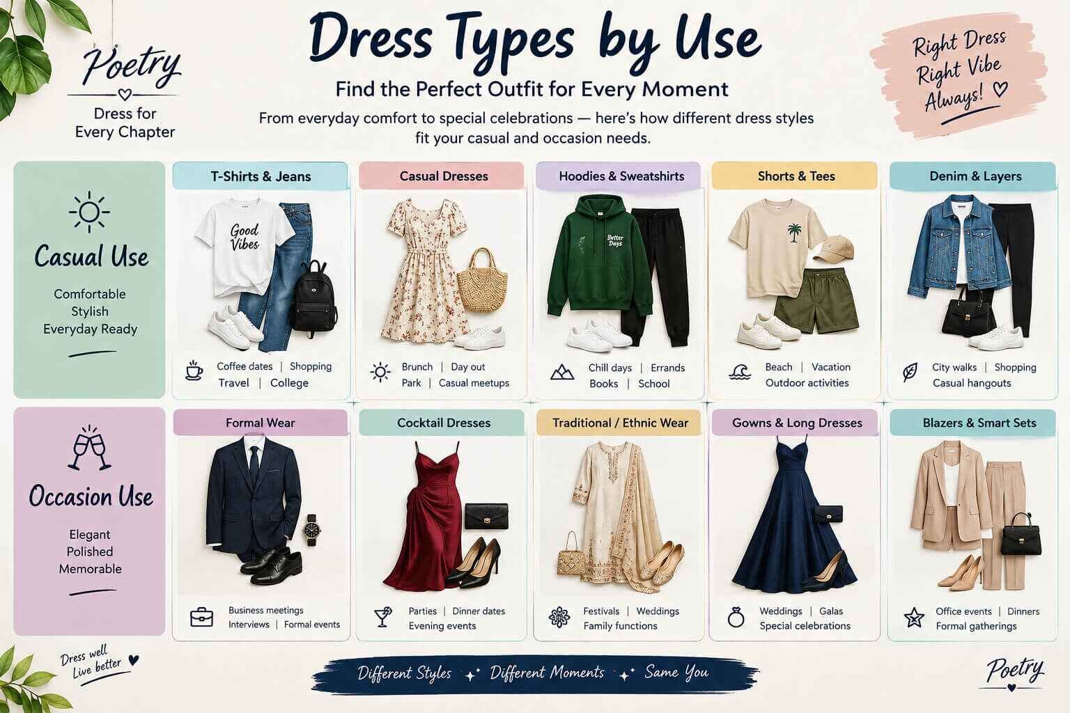 Ladies Dresses at Poetry: Styles You Will Find
