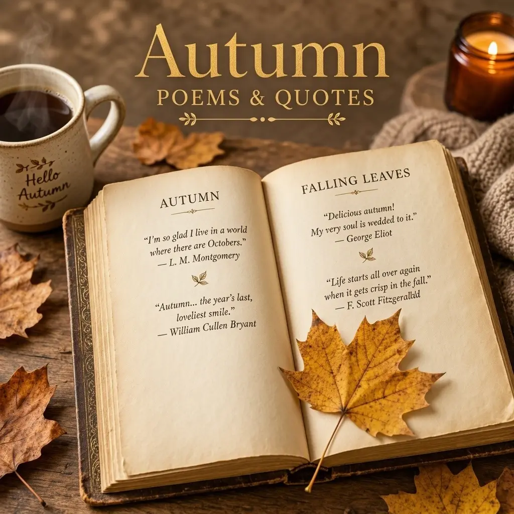 classic cute fall quotes from famous writers