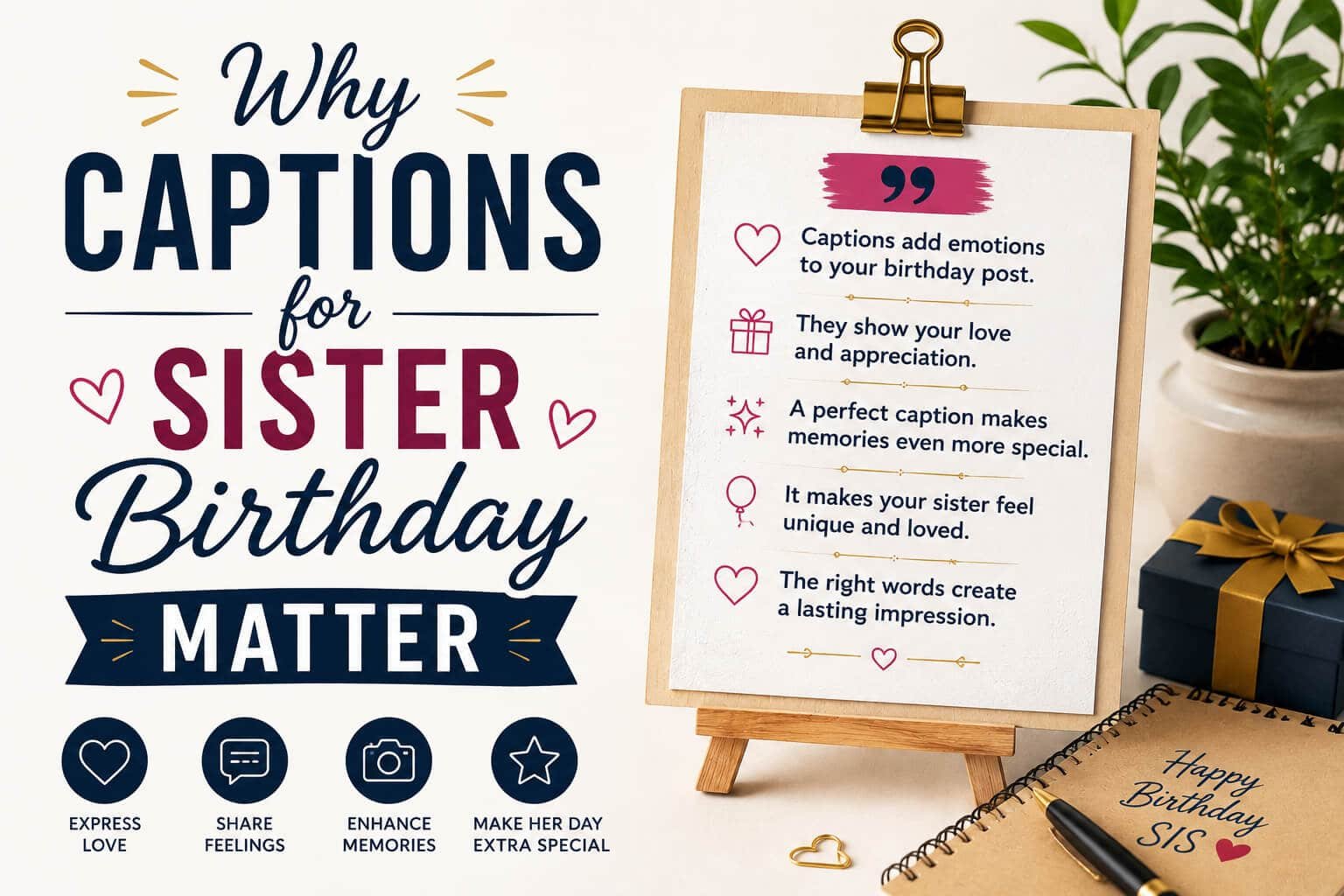 Why Captions for Sister Birthday Matter