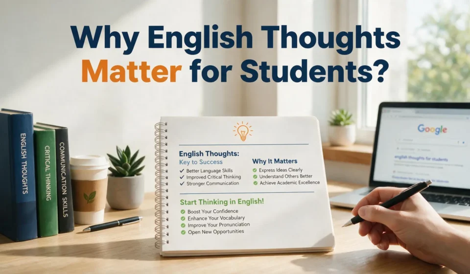 Why English Thoughts Matter for Students