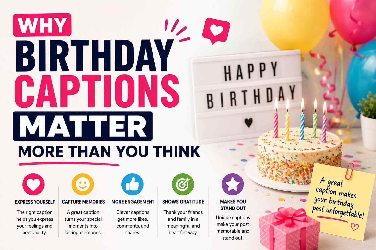 Why Birthday Captions Matter More Than You Think
