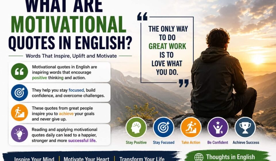 What Are Motivational Quotes in English?