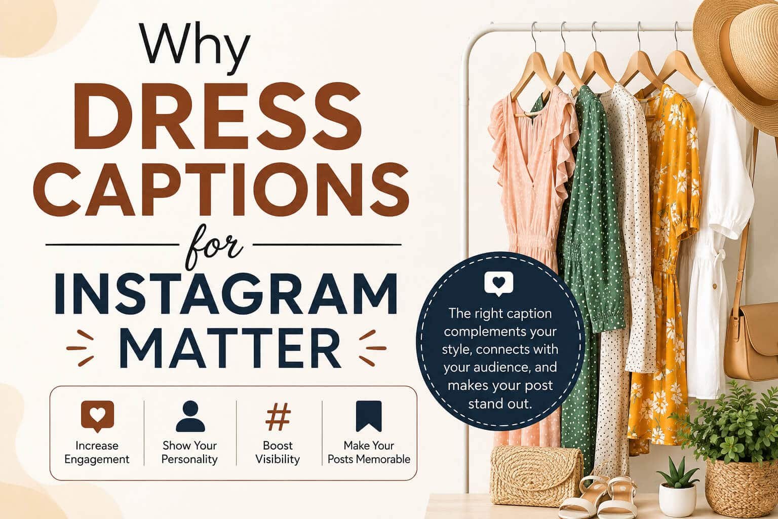 Why Dress Captions for Instagram Matter