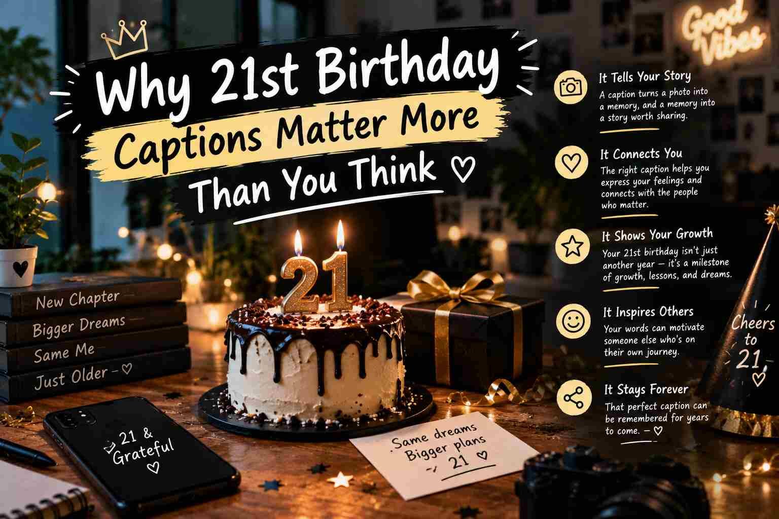 Why 21st Birthday Captions Matter More Than You Think