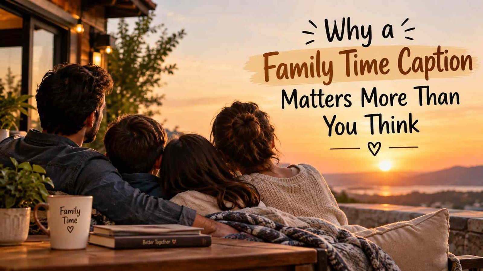 Why a Family Time Caption Matters More Than You Think