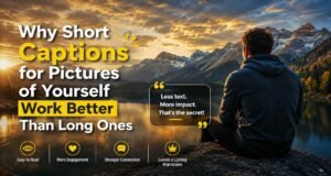 Short Captions for Pictures of Yourself: Cute & Simple Ideas
