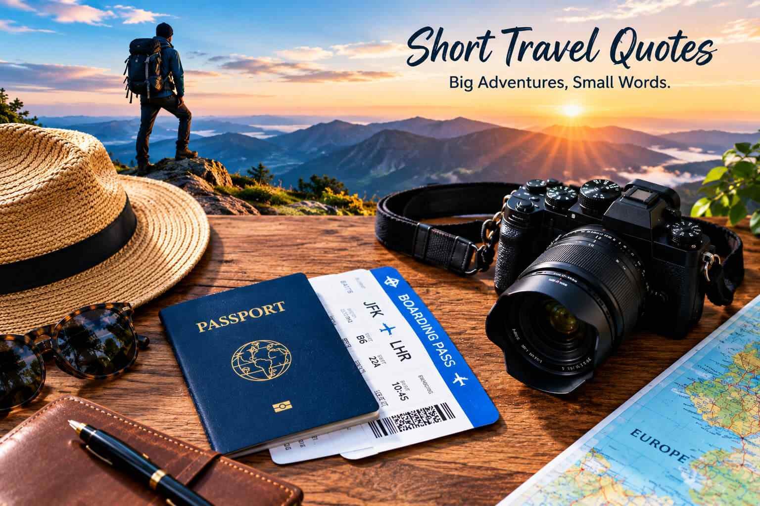 short travel quote caption