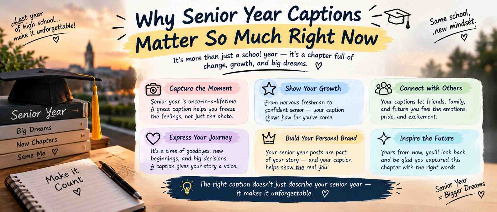 Why Senior Year Captions Matter So Much Right Now