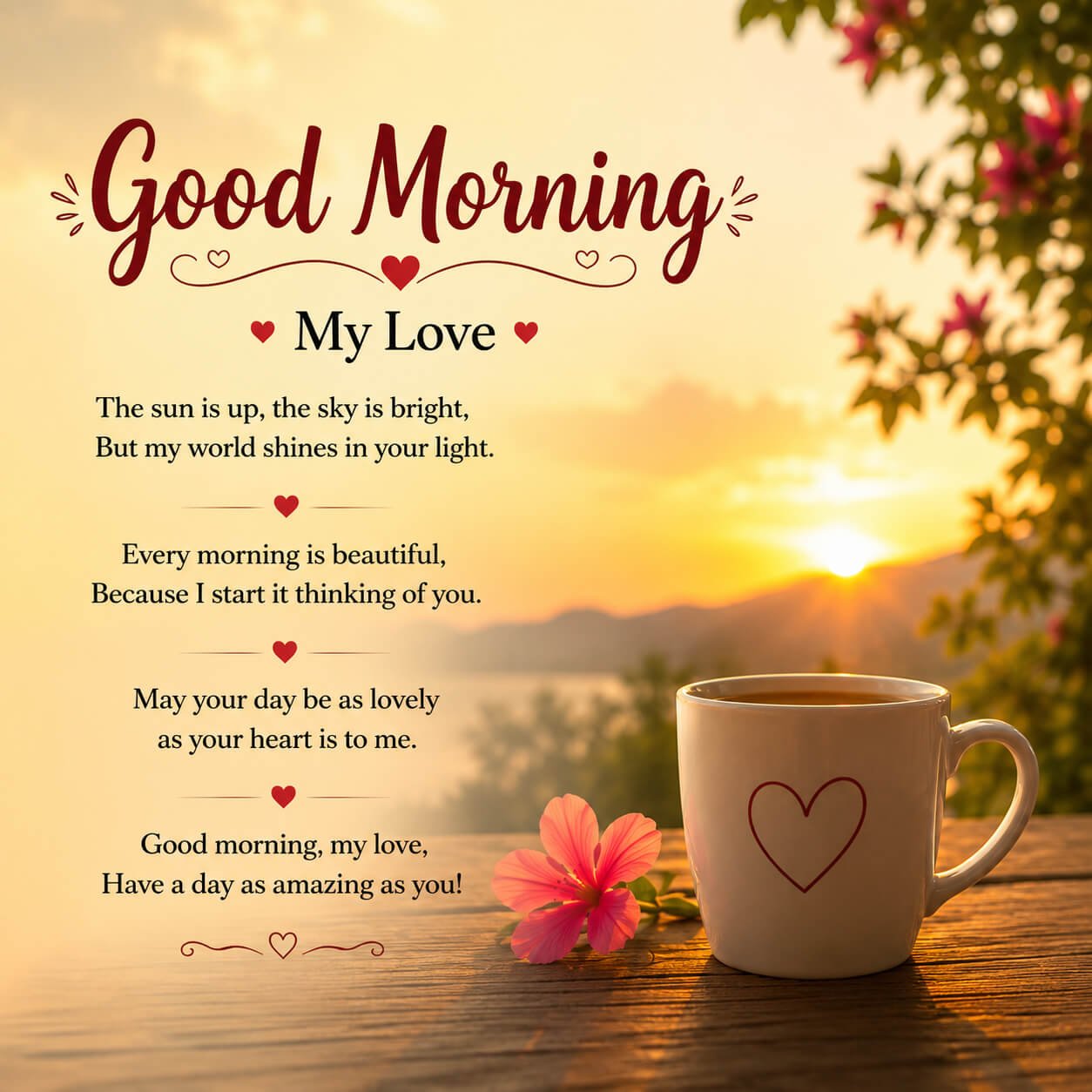 Short Good Morning Poems for Her