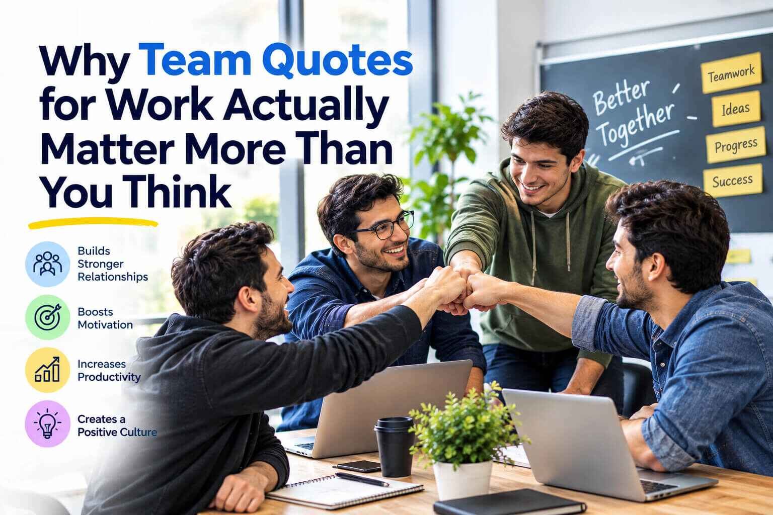 Why Team Quotes for Work Actually Matter More Than You Think