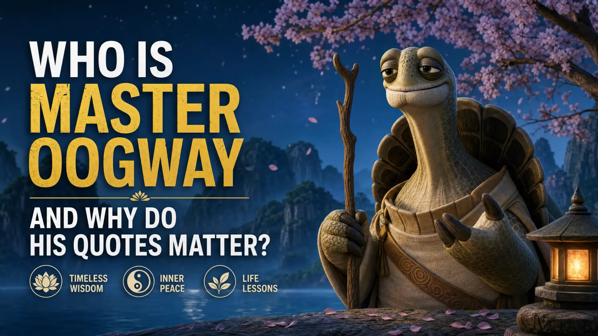 Who Is Master Oogway and Why Do His Quotes Matter?