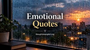 Emotional Quotes: Deep, Sad & Heart Touching Lines