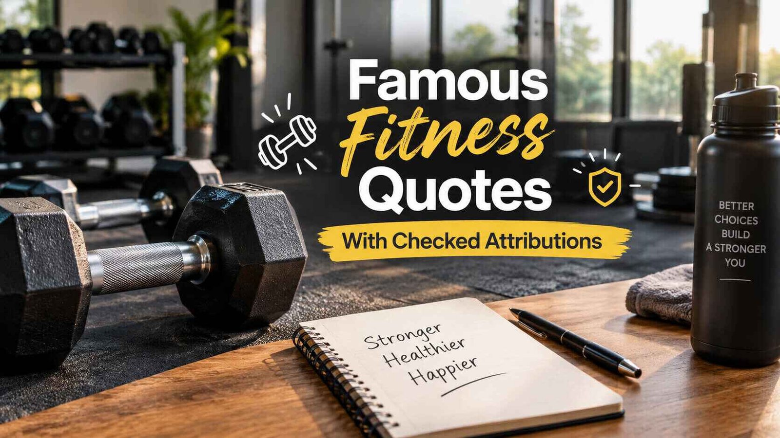 Famous Fitness Quotes With Checked Attributions